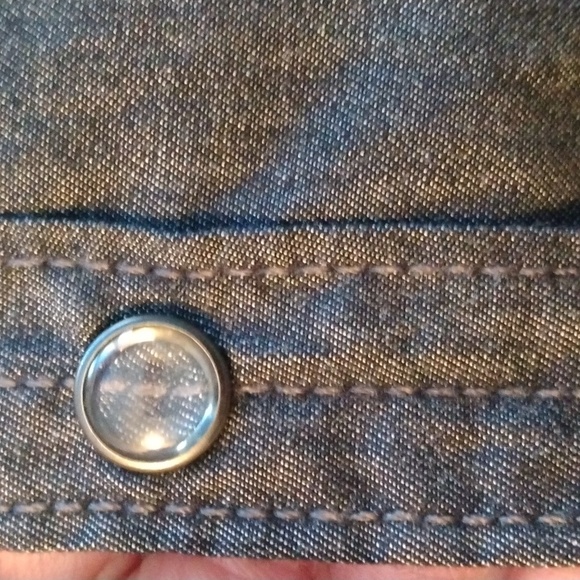 Men's Guess charcoal grey long sleeve dress shirt Sz small New - Picture 6 of 16